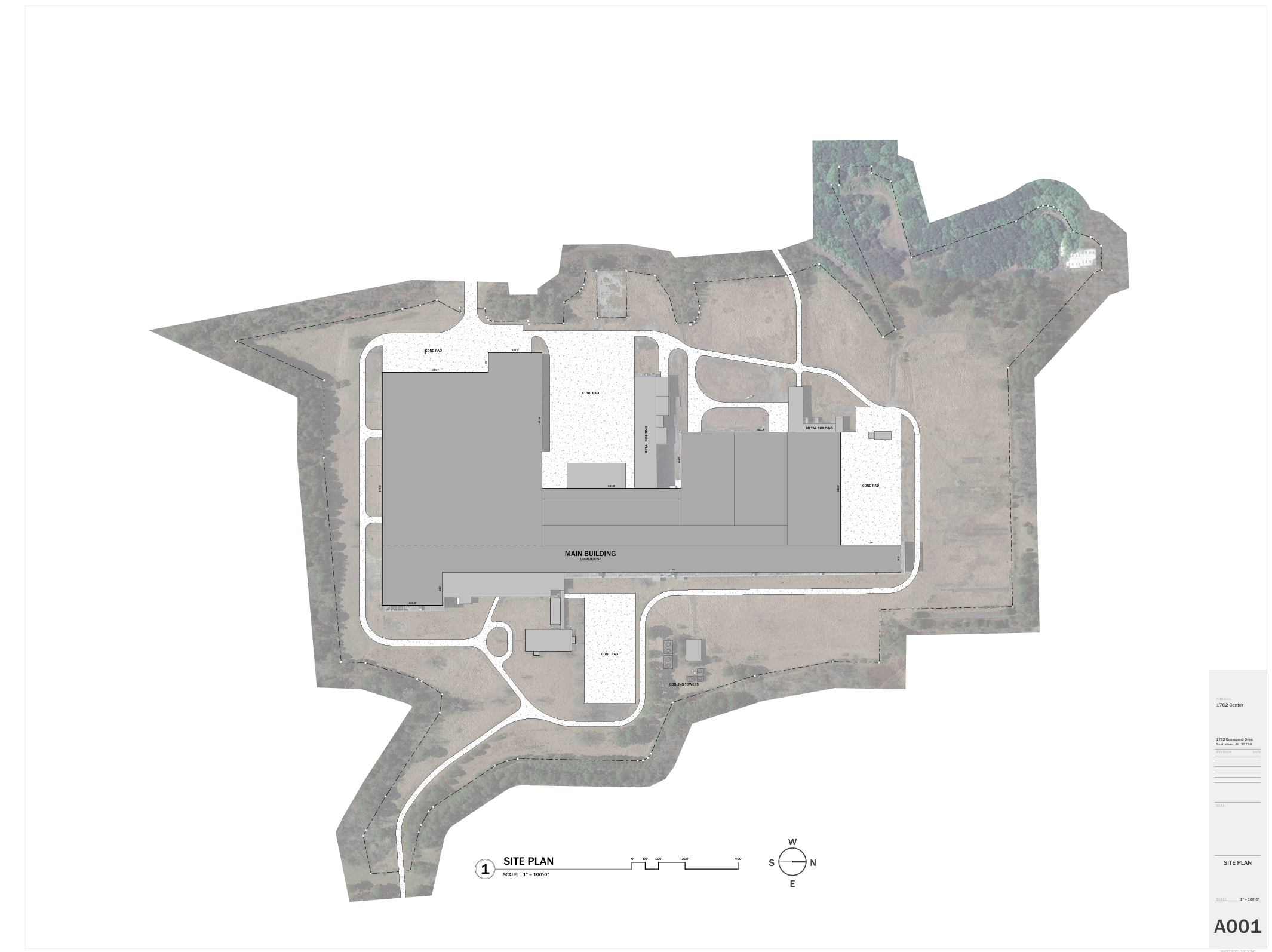 Aerial site plan